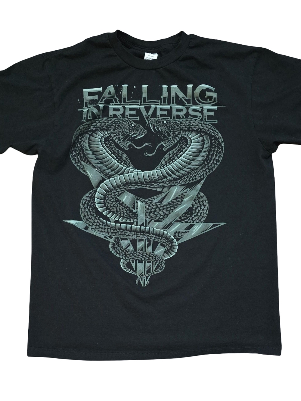 Falling In Reverse Band Graphic T-Shirt Men’s Size Medium Snake Logo Metalcore